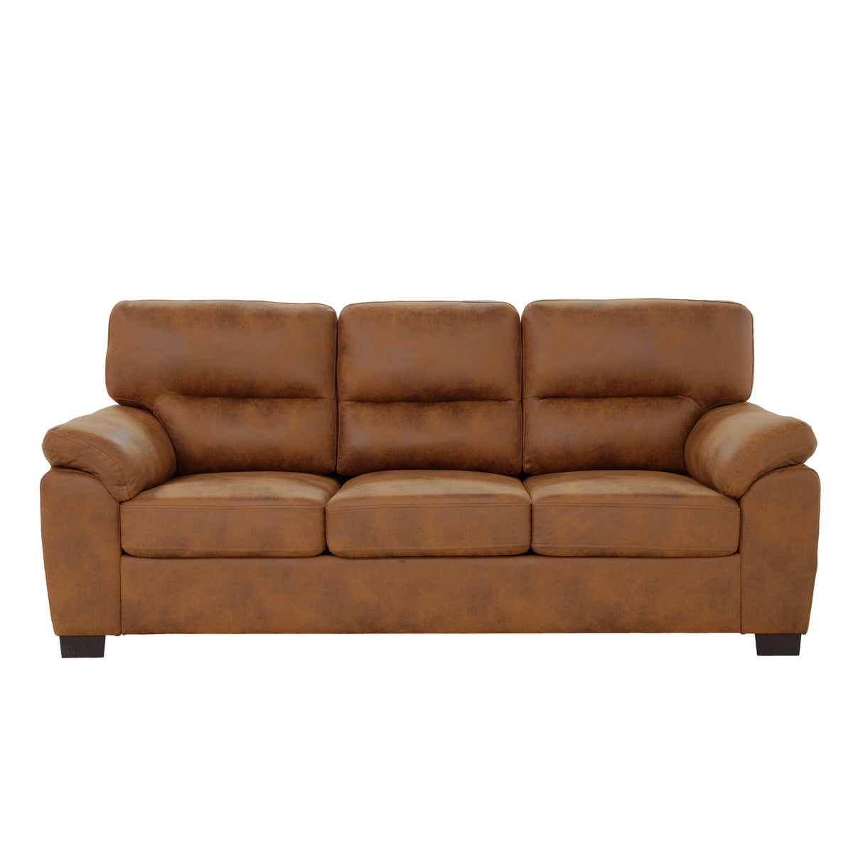 3 Seater Sofa With Padded Armrests And Triangular Leg