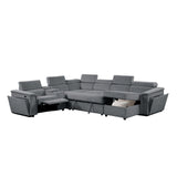 Harvey - Power Recliner Sleeper Sectional