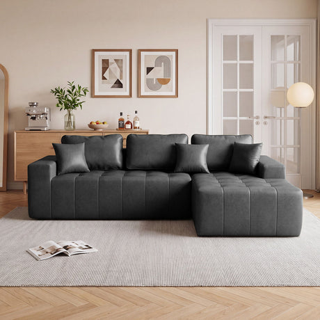L - Shaped Corner Chaise Sofa Bed