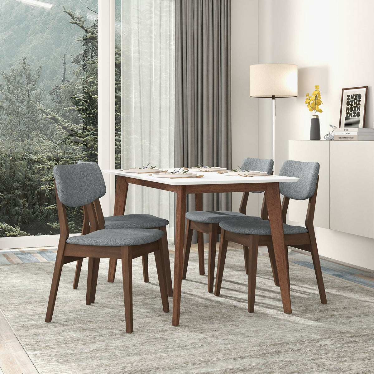 Carlos - Solid Back Side Chair (Set of 2)