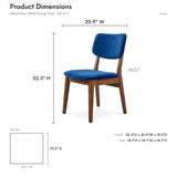 Carlos - Solid Back Side Chair (Set of 2)