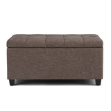 Sienna - Upholstered Storage Ottoman Bench