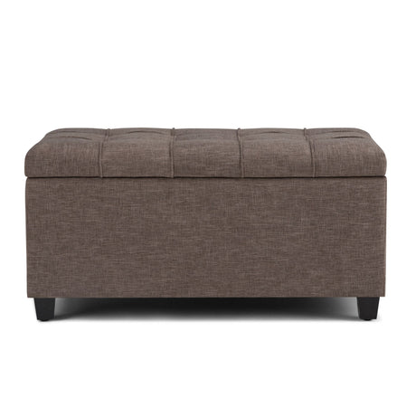 Sienna - Upholstered Storage Ottoman Bench