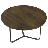 Accent Table With Slim Tripod Base - Brown