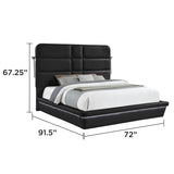 Futura - Upholstered Bed With Tall Headboard