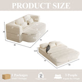 2 In 1 Foldable Sofa Bed With Multi Functional Blanket
