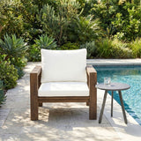 Stylish Outdoor Armchair With Cushion For Garden