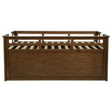 Carlsbad Wood Twin Captains Bed With Trundle Medium Brown - 400716T