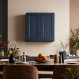 Shaker Wall Cabinet With Soft Close Hinges, Adjustable Shelves, Double Door