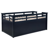 Carlsbad Wood Twin Captains Bed With Trundle Navy Blue - 401980T
