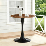 Round Dining Table With Tulip Style Base
