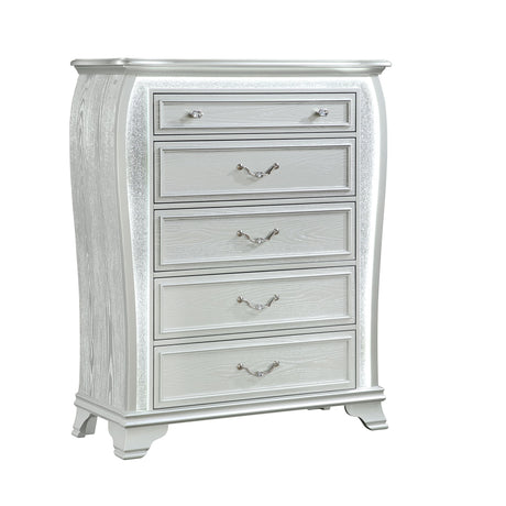 Aurelia - Chest & LED Lighting - Silver
