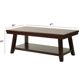 Table With Under Table Shelf Storage