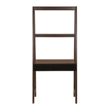 Ladder Desk, Ladder Style Display Shelf - Natural Wood / Brown