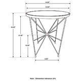 Sidney - Round Side Table - Green