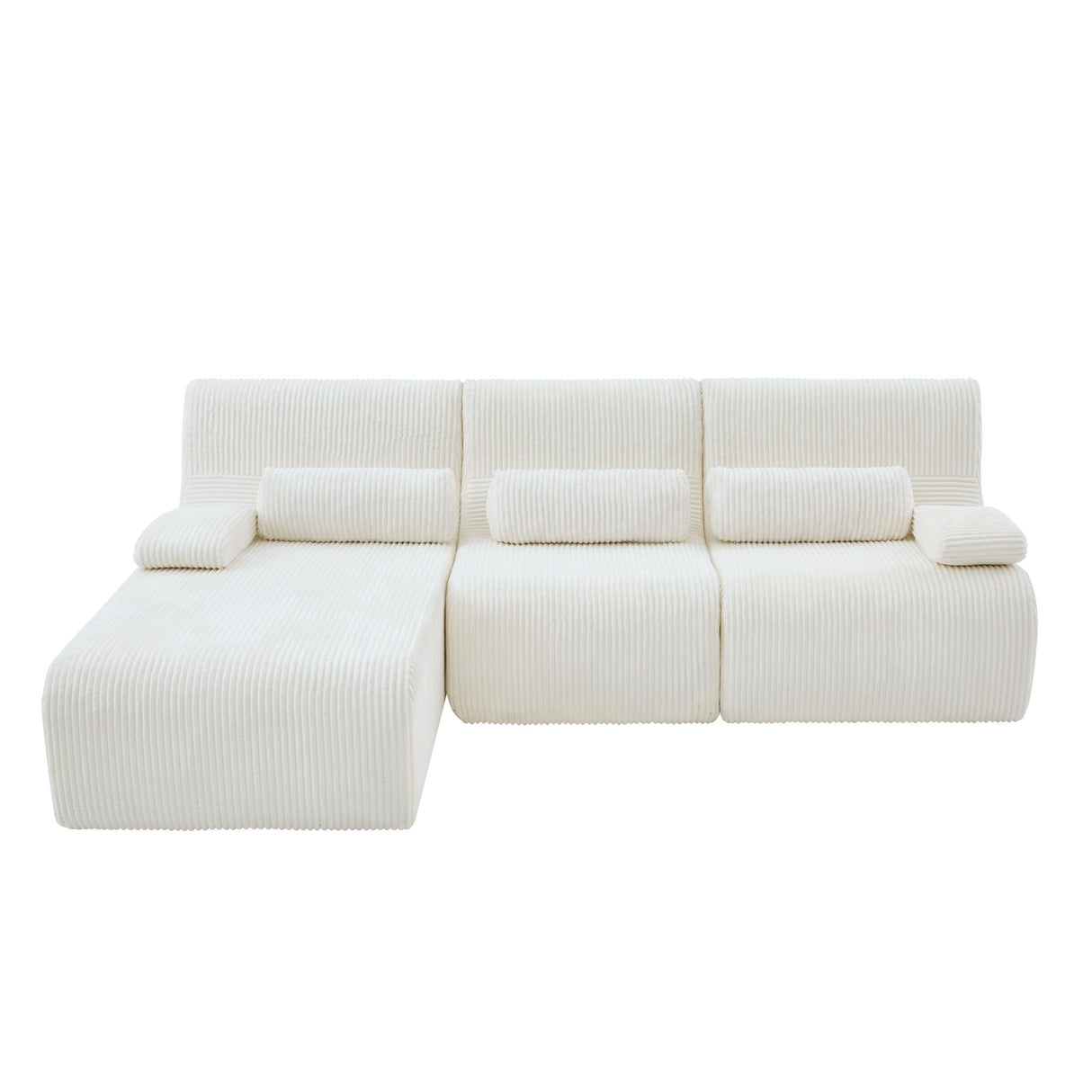 Oversized Sectional Sofa, Living Room Seating With Modular Design