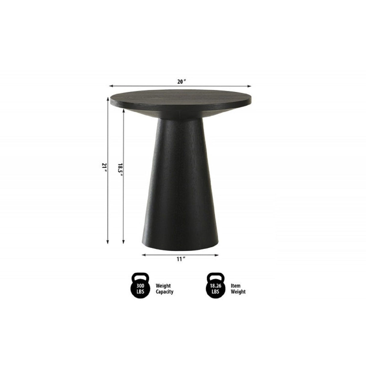 Round Console Table With Pedestal Base