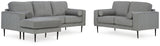 Hazela Sofa Chaise and Loveseat - 41102U2