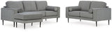 Hazela Sofa Chaise and Loveseat - 41102U2