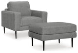 Hazela Chair and Ottoman - 41102U1