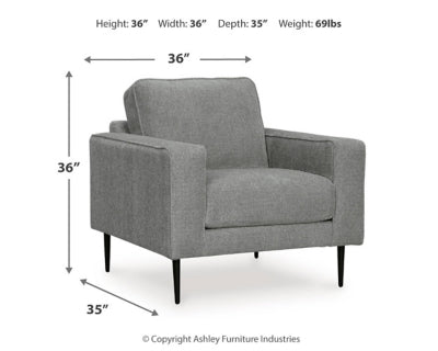 Hazela Chair and Ottoman - 41102U1