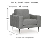 Hazela Chair and Ottoman - 41102U1