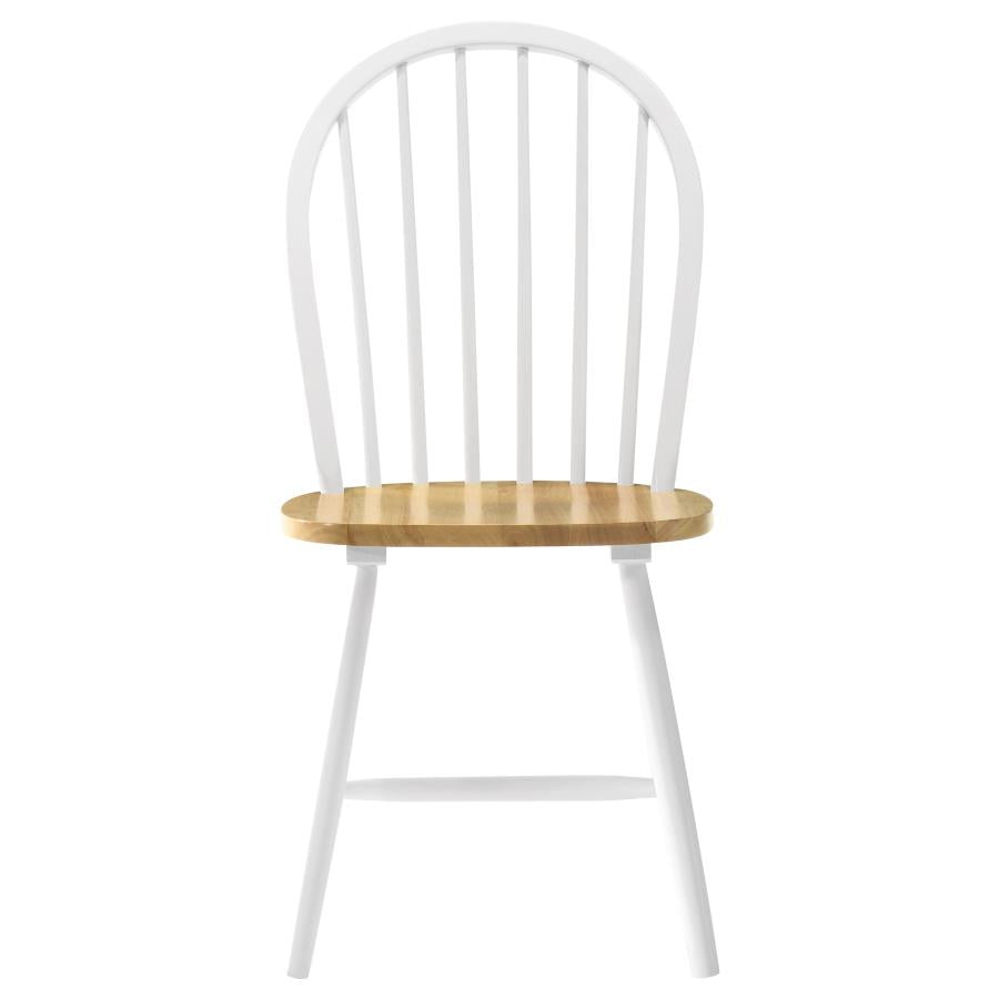 Cinder Wood Dining Side Chair White (Set of 4) - 4129