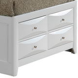 Modern Design Storage Bed With Bookcase Headboard
