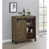 Arcata - Sliding Door Bar Cabinet - Oak