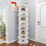 Rotating Shoe Rack Tower