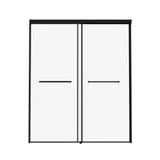 Semi-Frameless Double Sliding Shower Door