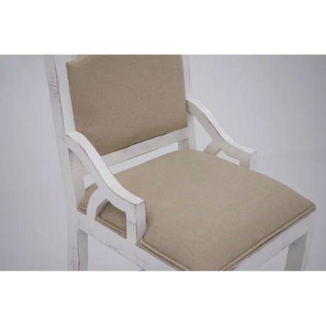 VD   WESTGATE   WHITE   STOOL   W/BACK   24 - WGBBW