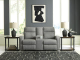 Gauntlet Reclining Loveseat with Console - PC4220494