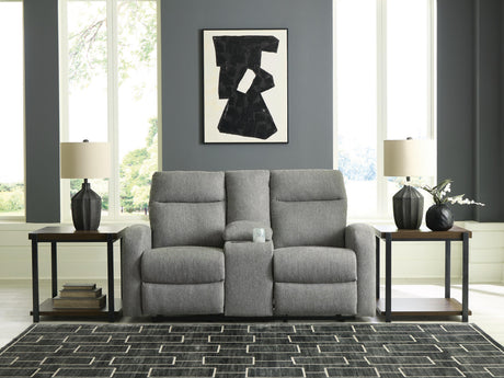 Gauntlet Reclining Loveseat with Console - PC4220494