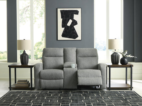 Gauntlet Reclining Loveseat with Console - PC4220494