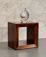 Solis - Open Side Table - Brown