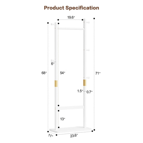 Solid Wood Simple Hat Rack