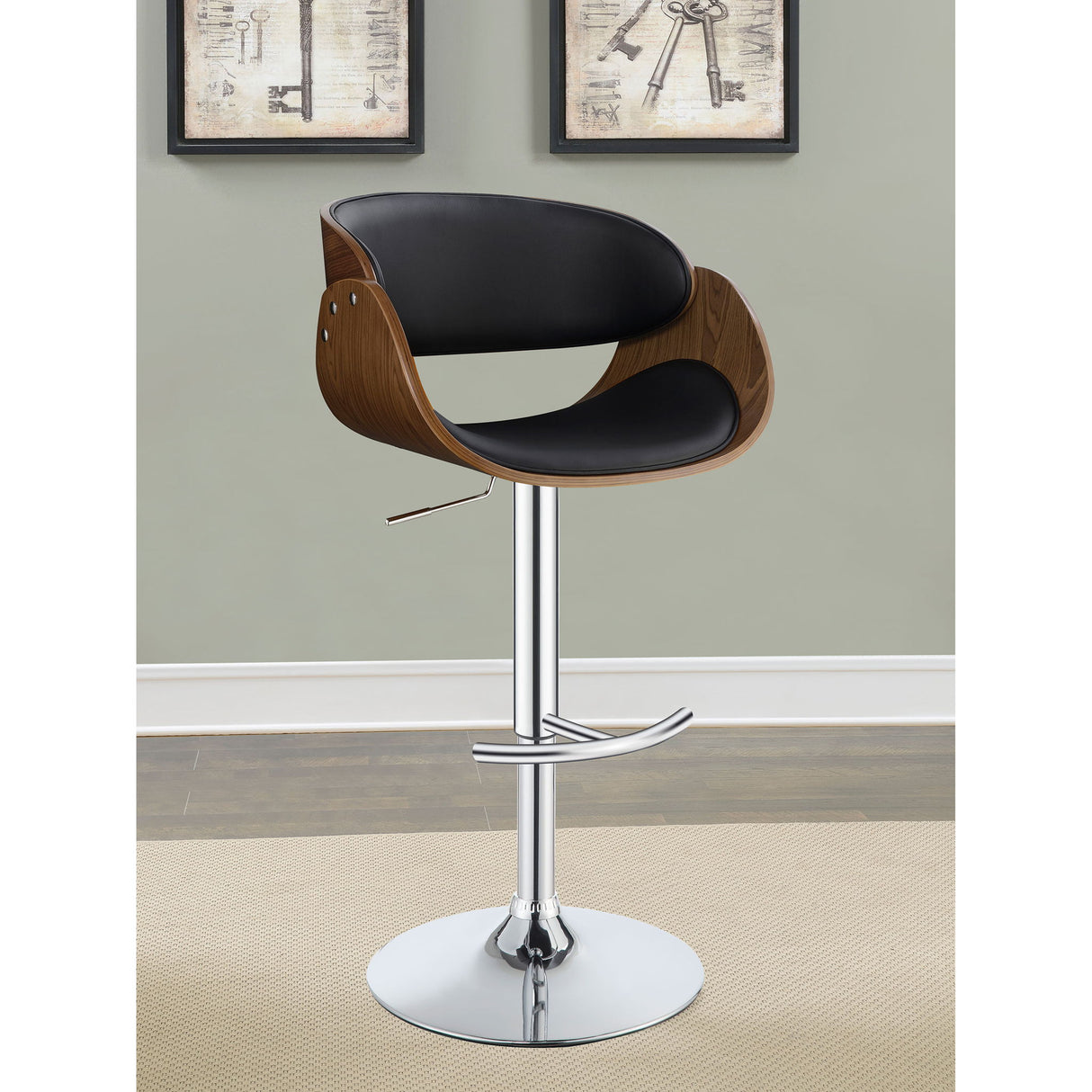 Ergonomic Adjustable Bar Stool