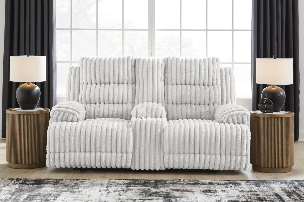 Rhines Falls Power Reclining Loveseat with Console - PC4280496