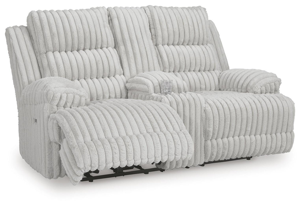 Rhines Falls Power Reclining Loveseat with Console - PC4280496