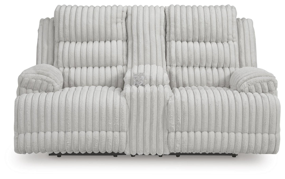 Rhines Falls Power Reclining Loveseat with Console - PC4280496