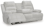 Rhines Falls Power Reclining Sofa with Drop Down Table - PC4280499