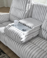Rhines Falls Power Reclining Sofa with Drop Down Table - PC4280499