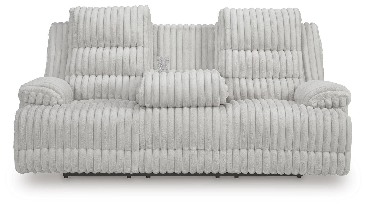 Rhines Falls Power Reclining Sofa with Drop Down Table - PC4280499