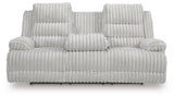 Rhines Falls Power Reclining Sofa with Drop Down Table - PC4280499