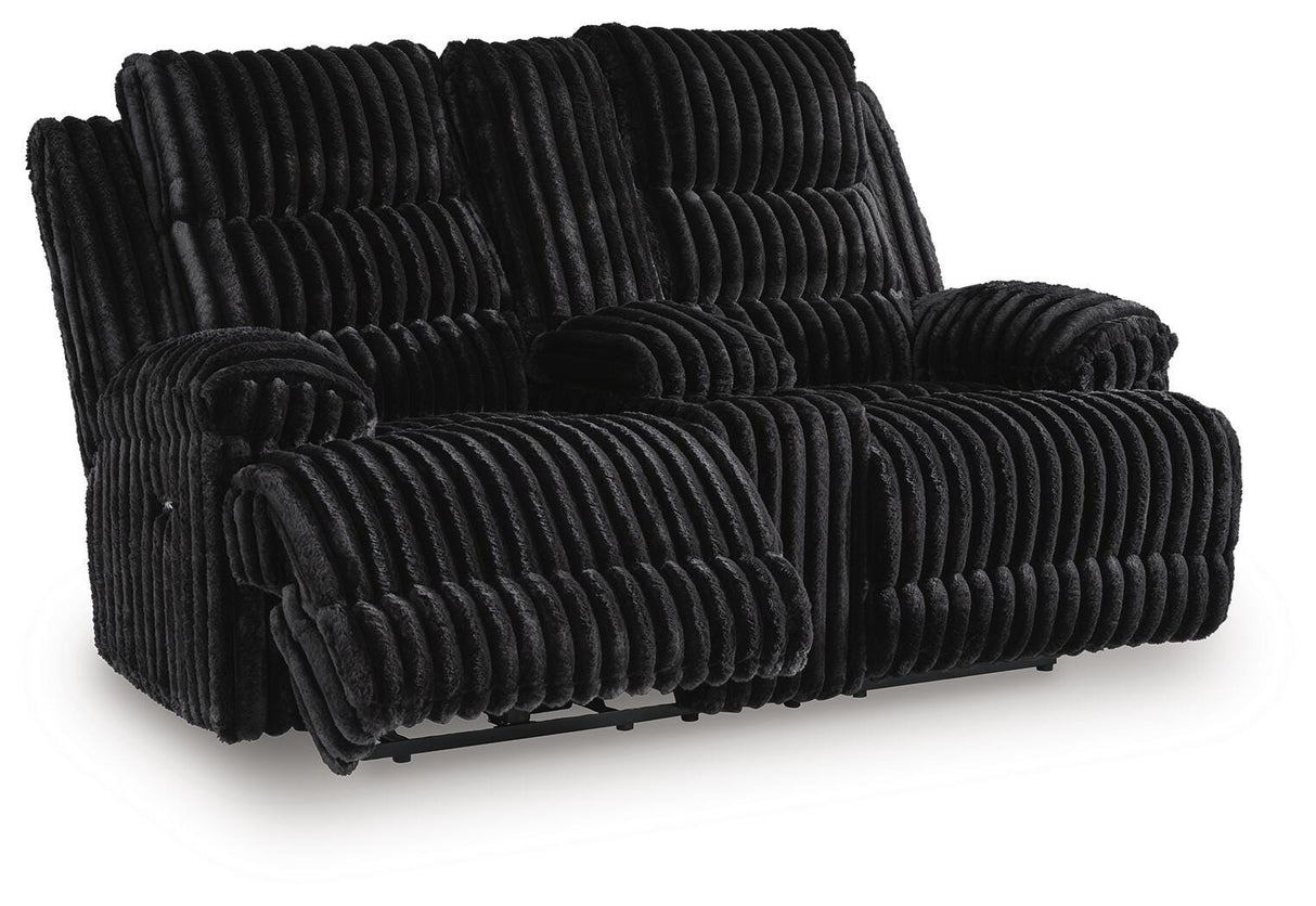 Rhines Falls Power Reclining Loveseat with Console - PC4280596
