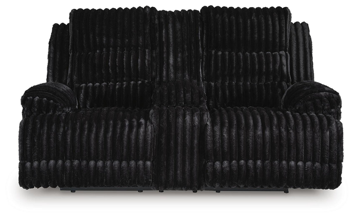 Rhines Falls Power Reclining Loveseat with Console - PC4280596