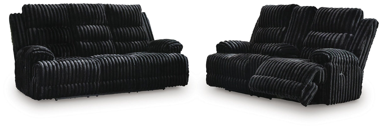 Rhines Falls Power Reclining Sofa and Loveseat - PC42805U1