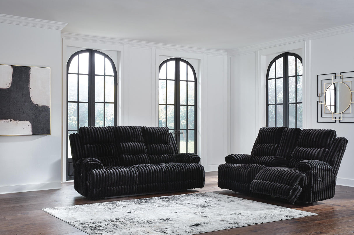 Rhines Falls Power Reclining Sofa and Loveseat - PC42805U1