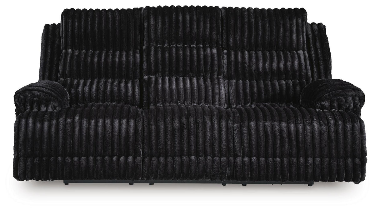 Rhines Falls Power Reclining Sofa with Drop Down Table - PC4280599